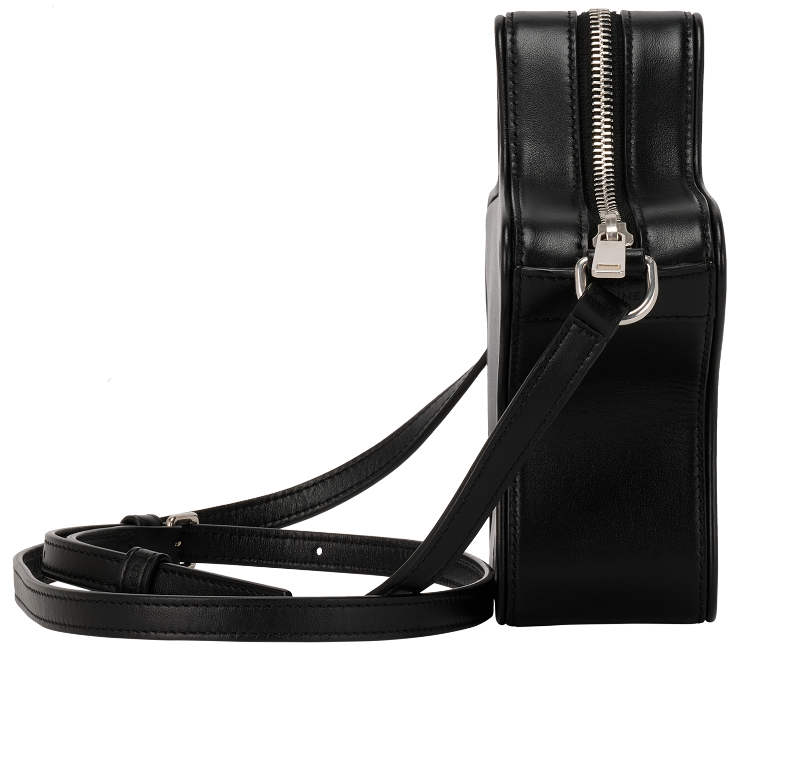 Small Etoile Logo Crossbody, &pound;595, Handbags, Black, Leather, Side view